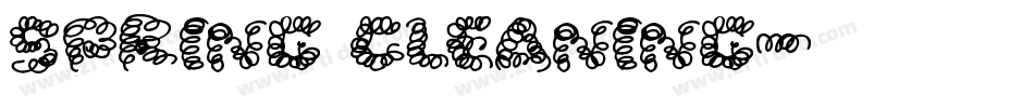 Spring Cleaning字体转换